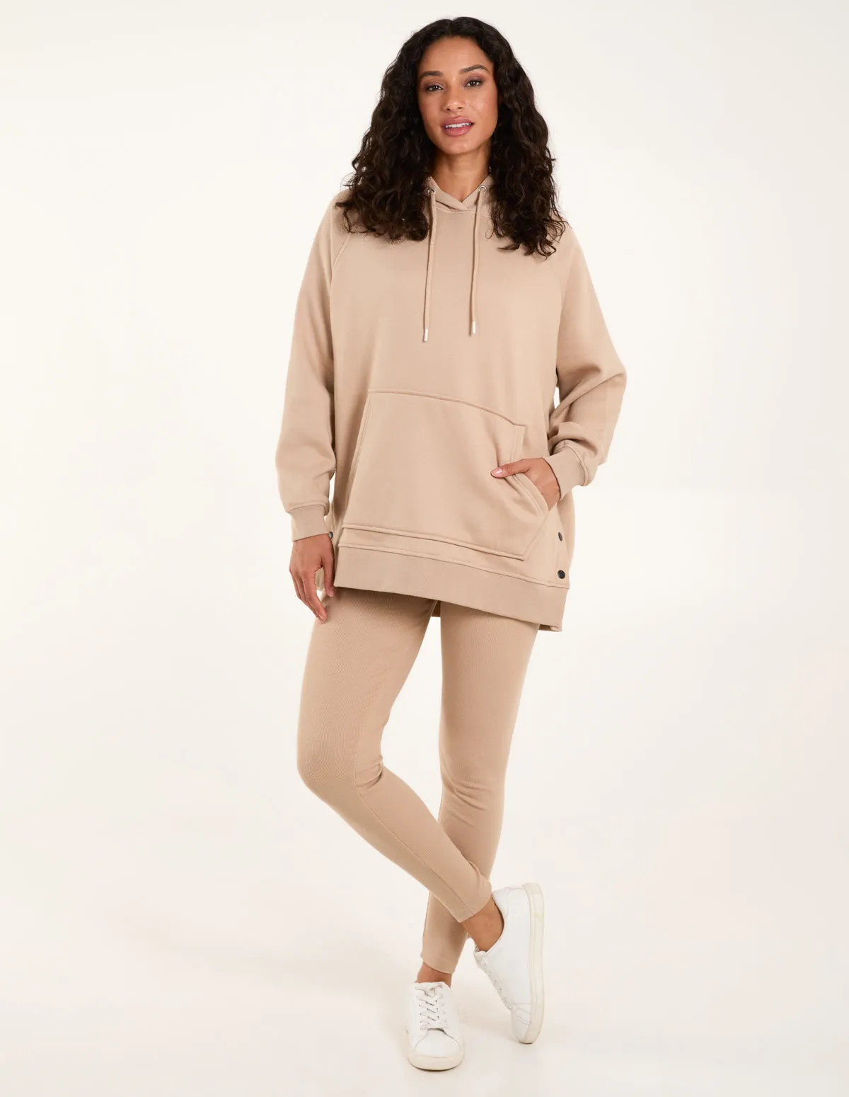 Side Popper Hoodie & Leggings Set sold by Blue Vanilla