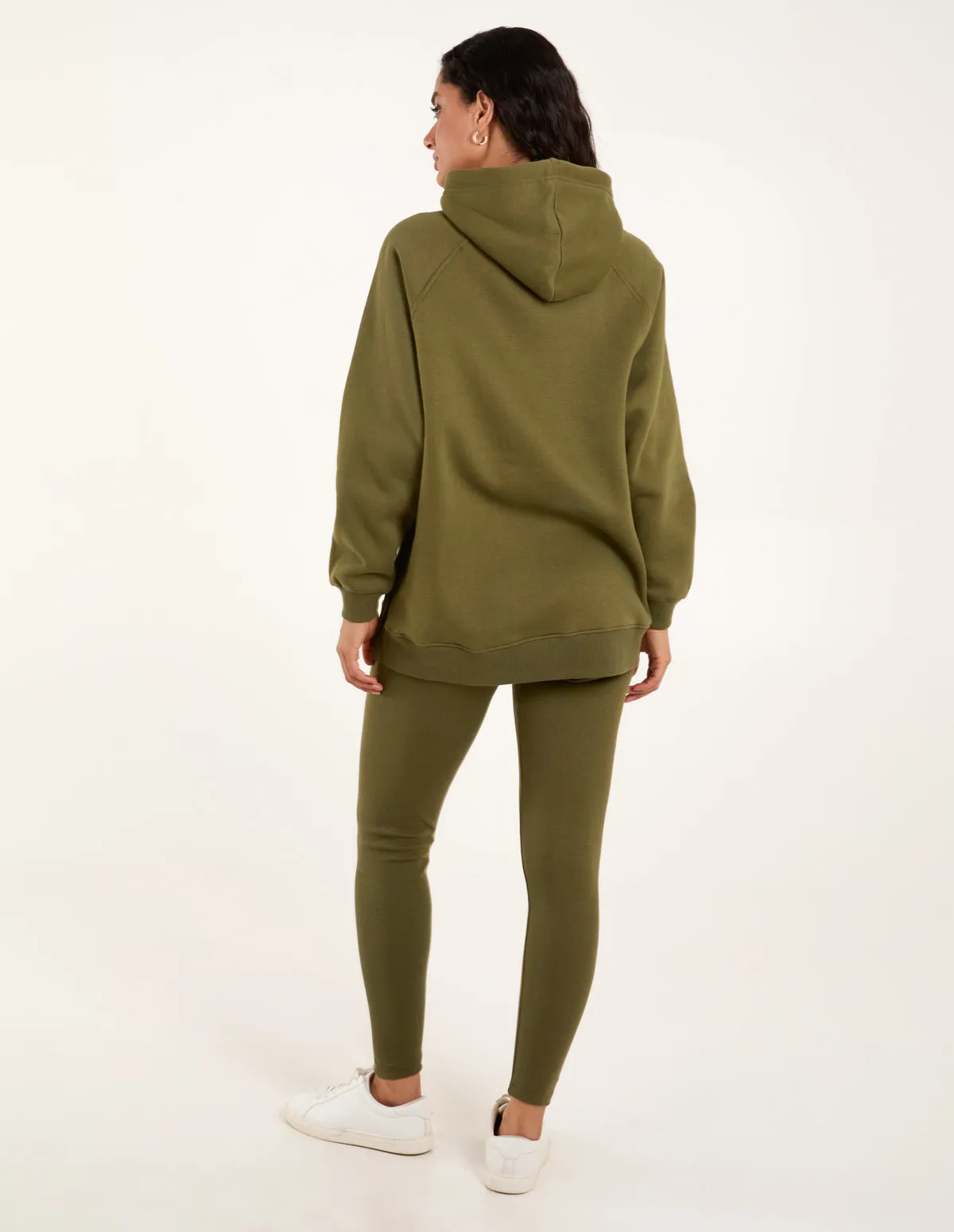 Side Popper Hoodie & Leggings Set sold by Blue Vanilla product image thumbnail 4