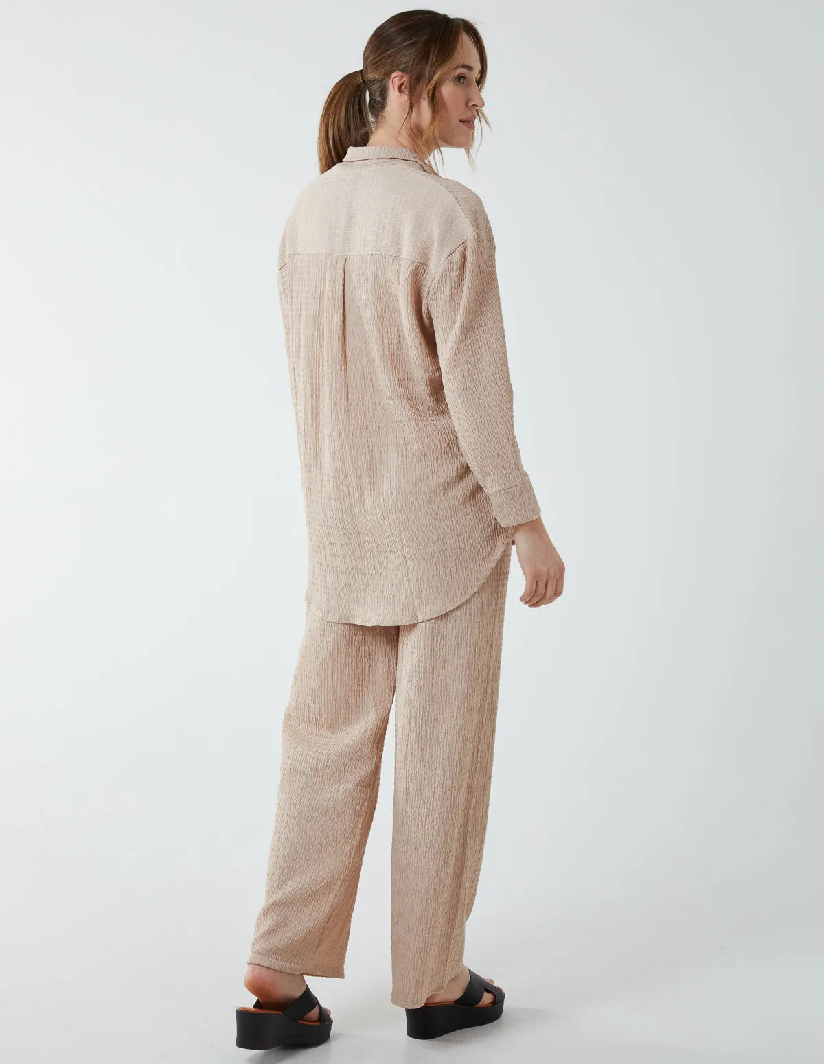 Waffle Trousers And Shirt (Set) sold by Blue Vanilla product image thumbnail 4