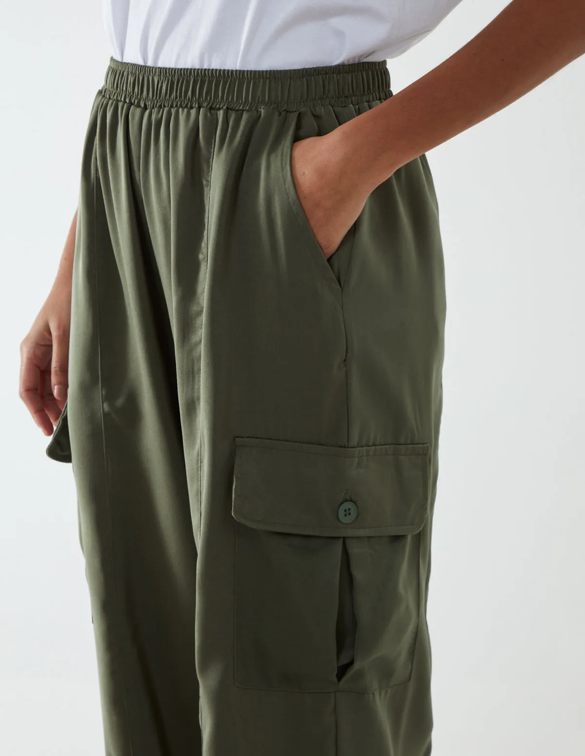 Wide Leg Cargo Trousers sold by Blue Vanilla product image thumbnail 2