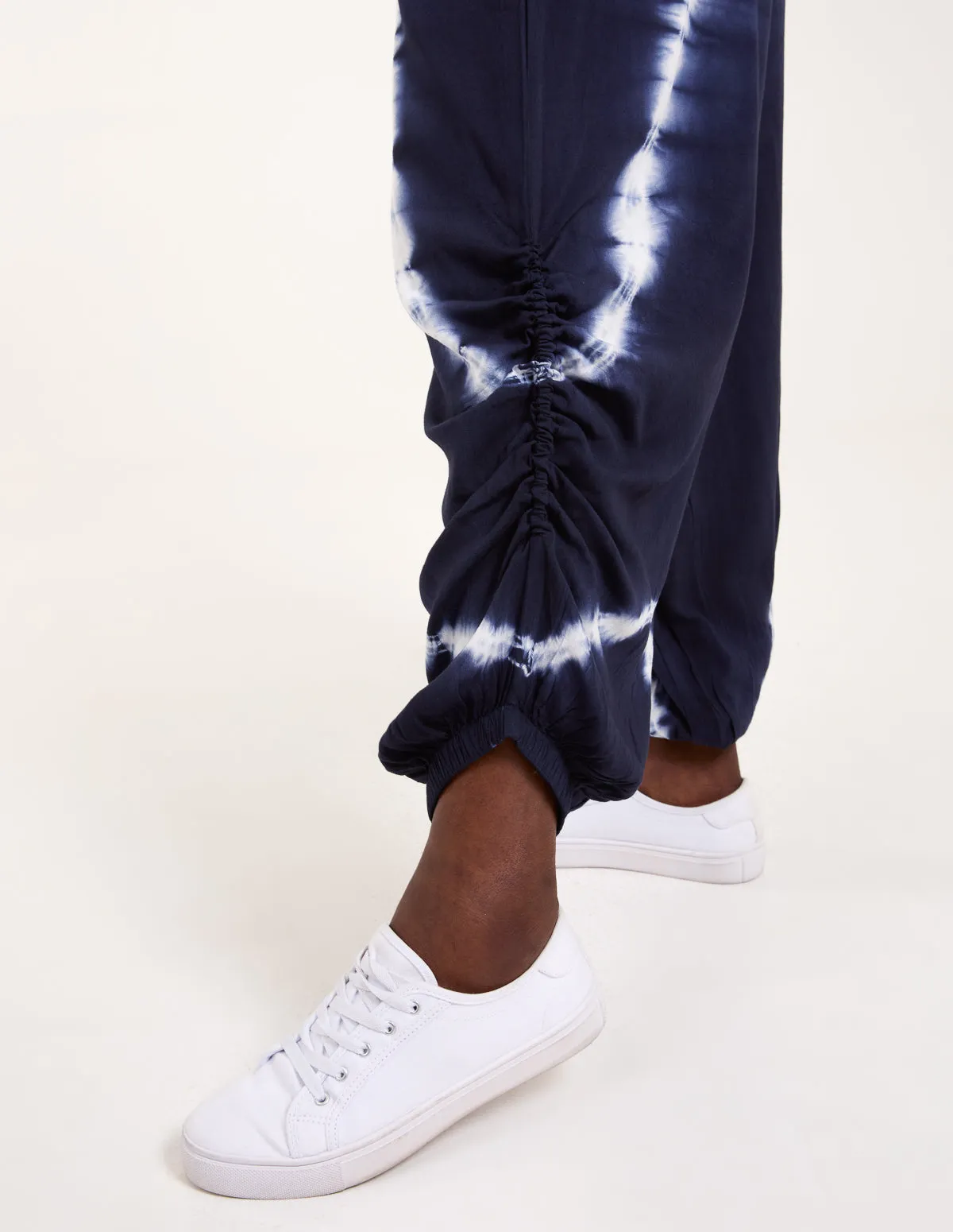 Tie Dye Ruched Harem Trousers sold by Blue Vanilla product image thumbnail 3