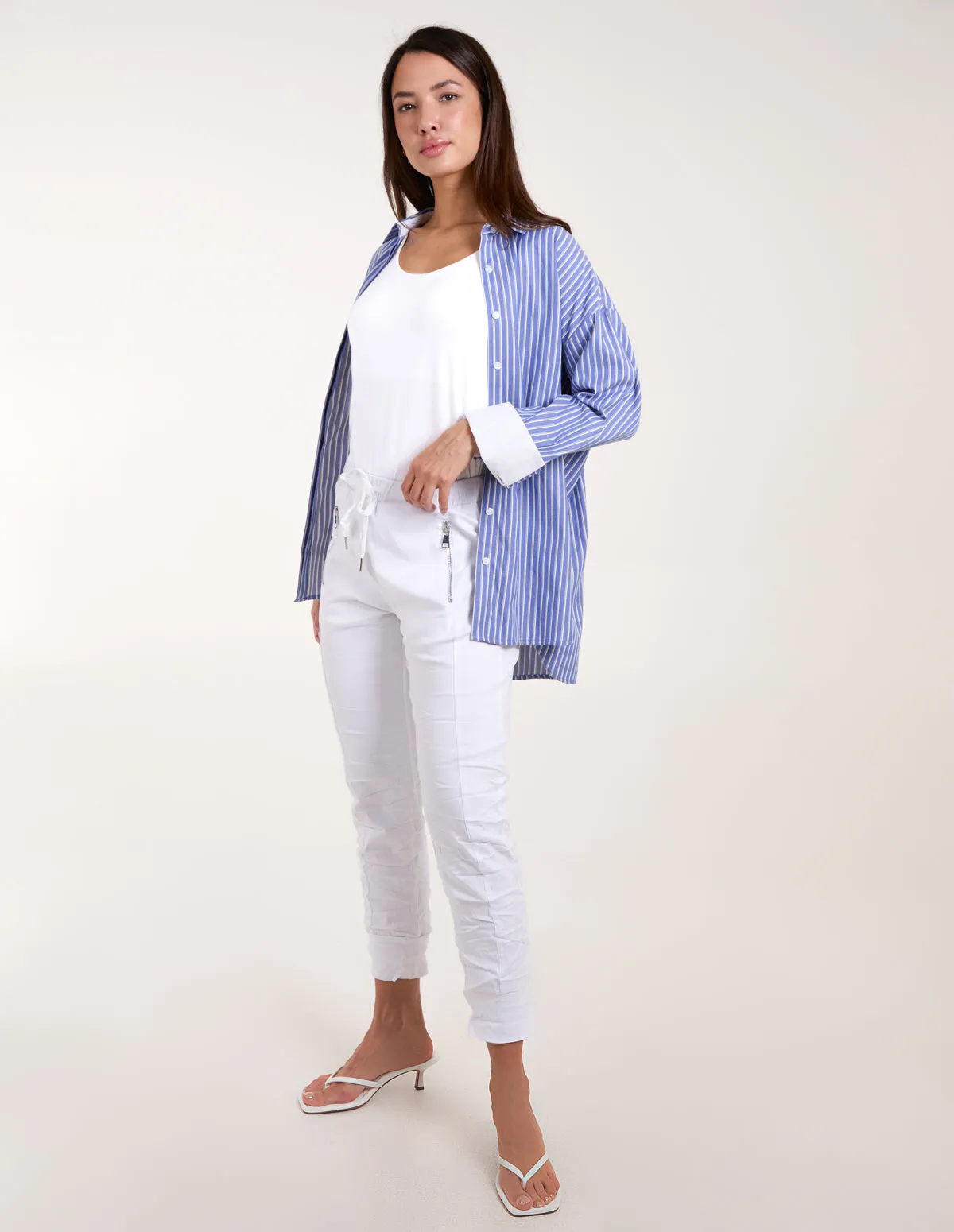 Zip Drawstring Trousers sold by Blue Vanilla
