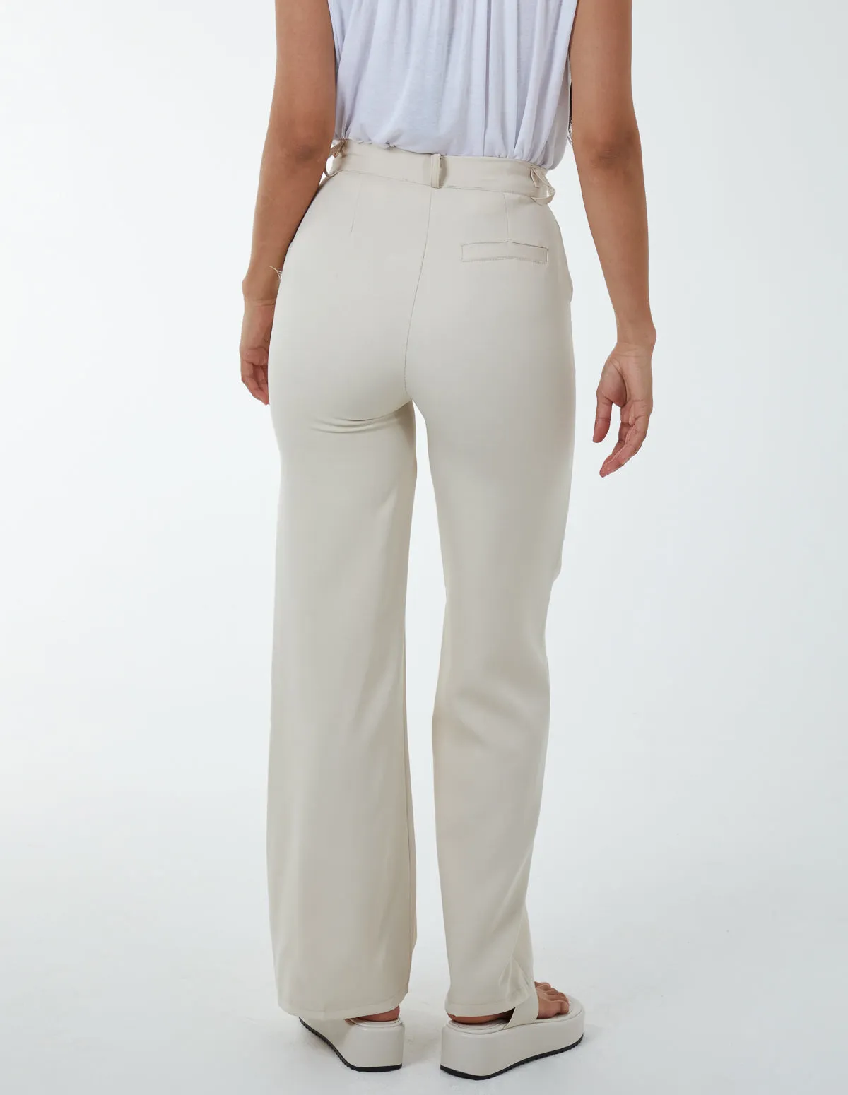 Wide Leg Formal Trousers sold by Blue Vanilla product image thumbnail 4