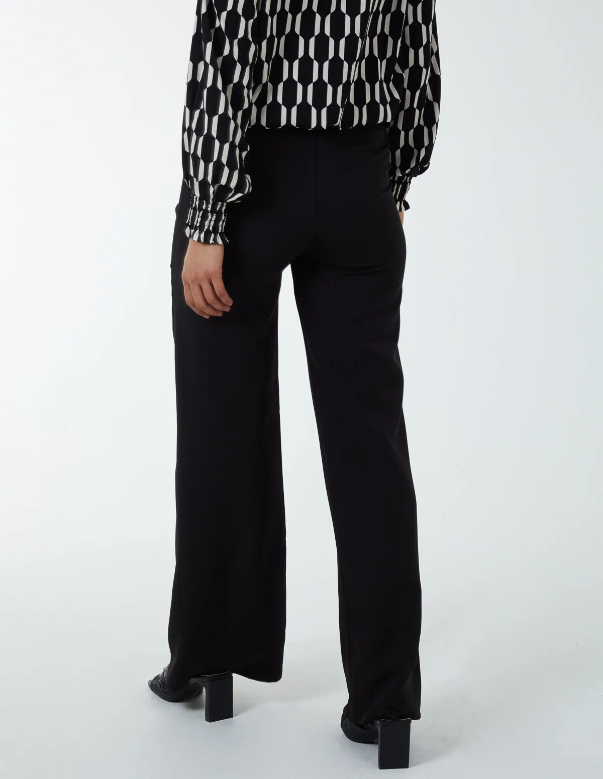 Wide Leg Formal Trousers sold by Blue Vanilla product image thumbnail 4