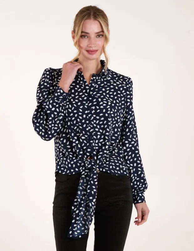Abstract Polka Dot Oversized Shirt sold by Blue Vanilla