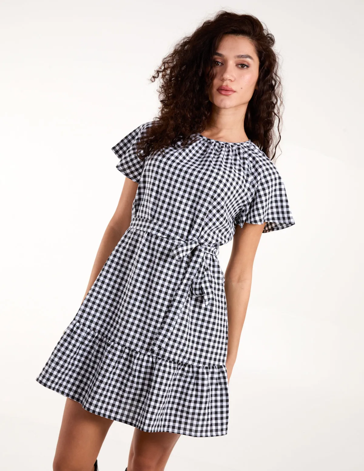 Gingham Mini Dress sold by Blue Vanilla