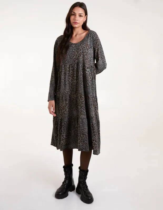 Tiered Oversized Tunic Dress sold by Blue Vanilla