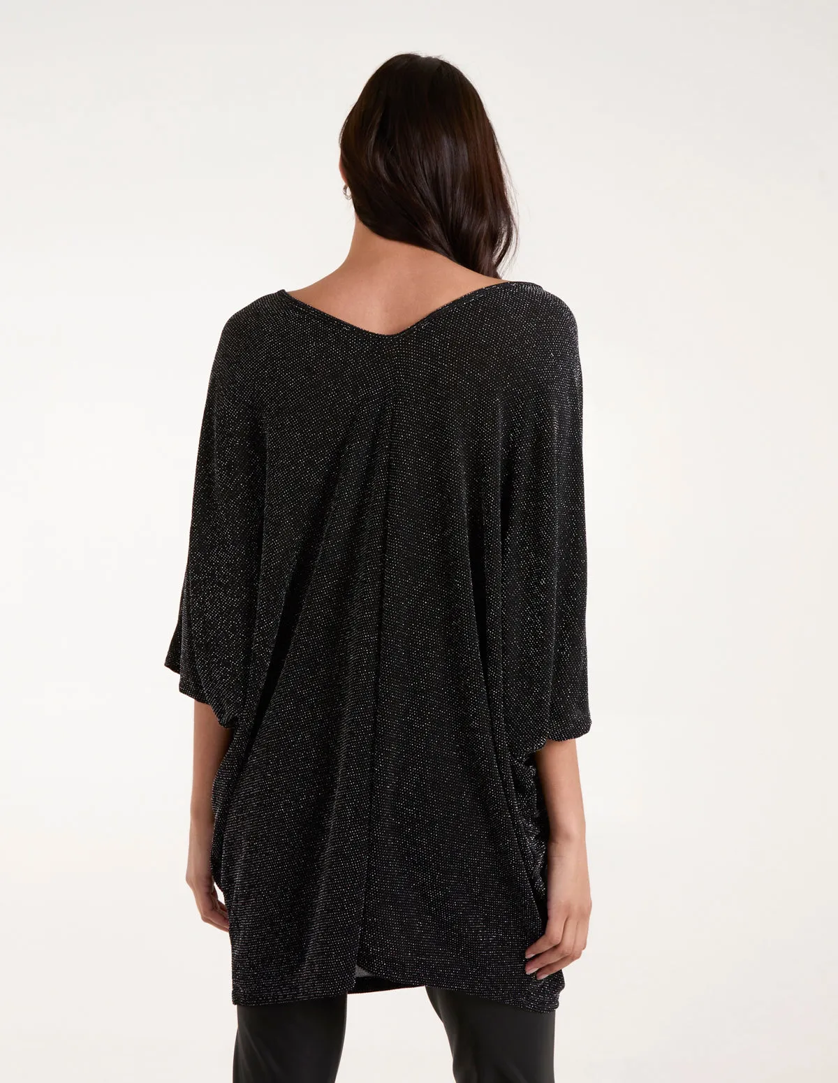 Double V Metallic Tunic sold by Blue Vanilla product image thumbnail 4