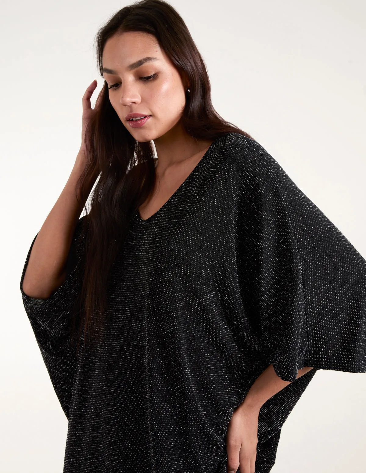 Double V Metallic Tunic sold by Blue Vanilla product image thumbnail 2