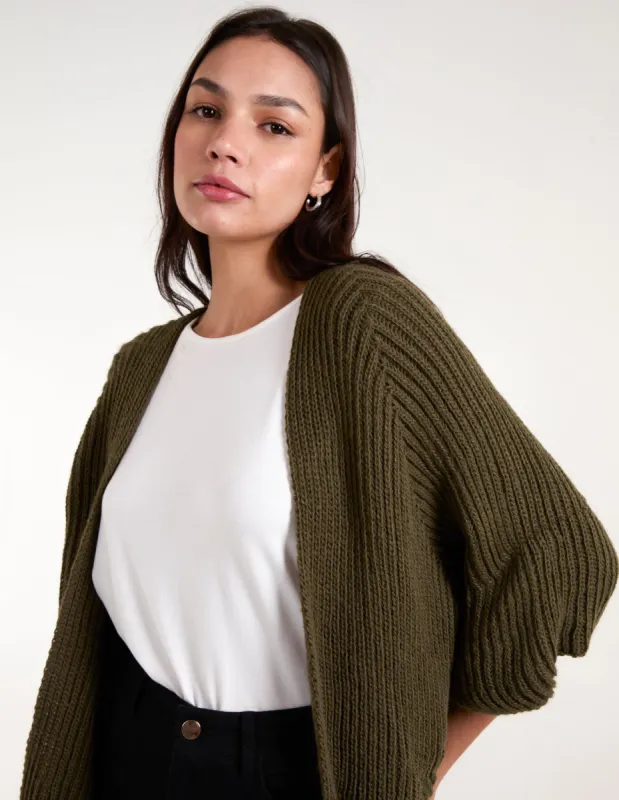 Knitted Mid Length Cardigan sold by Blue Vanilla