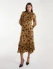 High Neck Midi Dress With Tier sold by Blue Vanilla