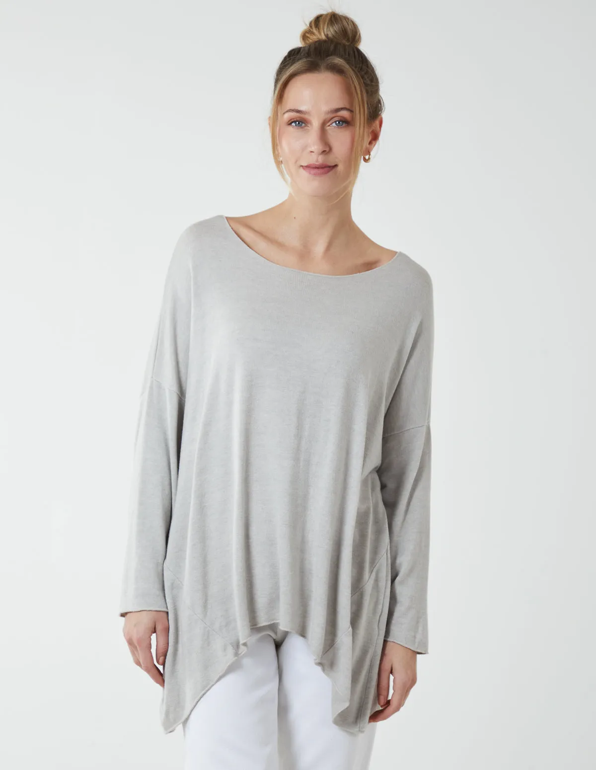Oversize Cashmere Like Cut And Sew Jumper sold by Blue Vanilla product image thumbnail 3