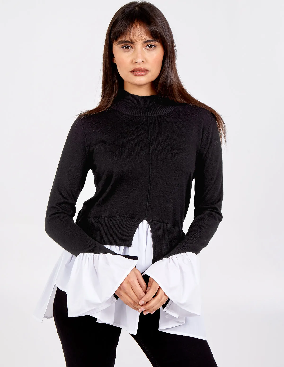 2in1 Cuff & Hem Shirt Jumper sold by Blue Vanilla