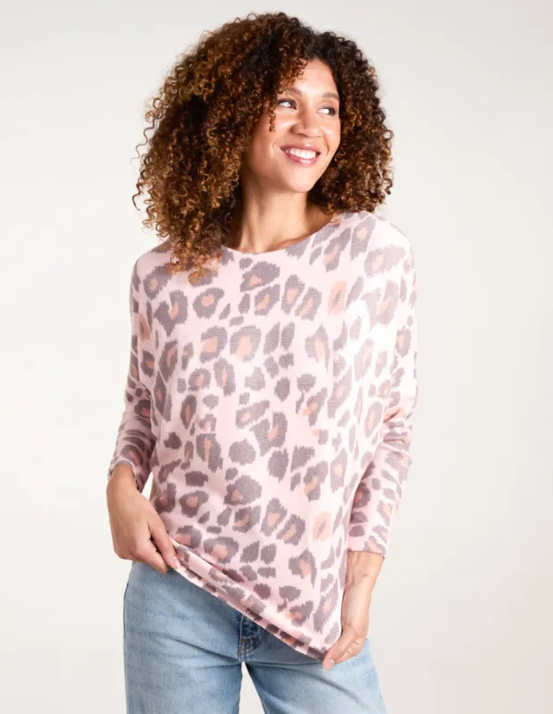 Batwing Leopard Print Jumper sold by Blue Vanilla