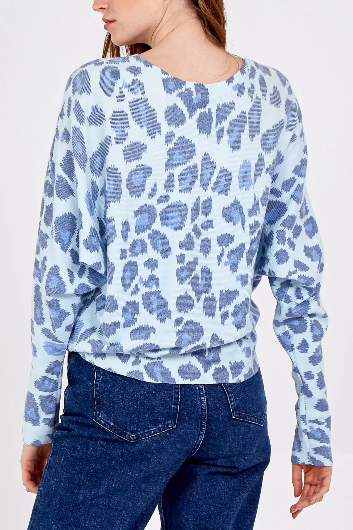 Batwing Leopard Print Jumper sold by Blue Vanilla product image thumbnail 2