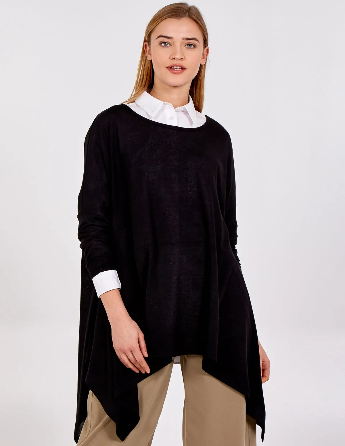 JULIA - Oversized Hanky Hem Top sold by Blue Vanilla product image thumbnail 2