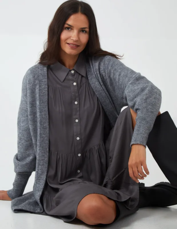 Button Down Tiered Shirt Dress sold by Blue Vanilla