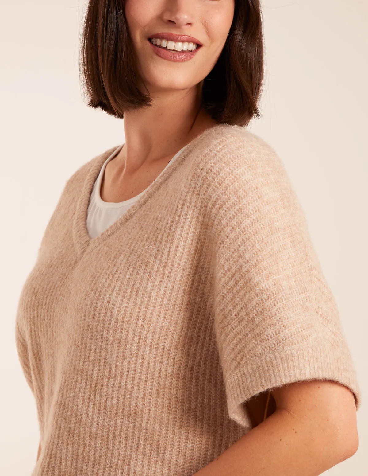 V-Neck Knitted Top sold by Blue Vanilla product image thumbnail 2