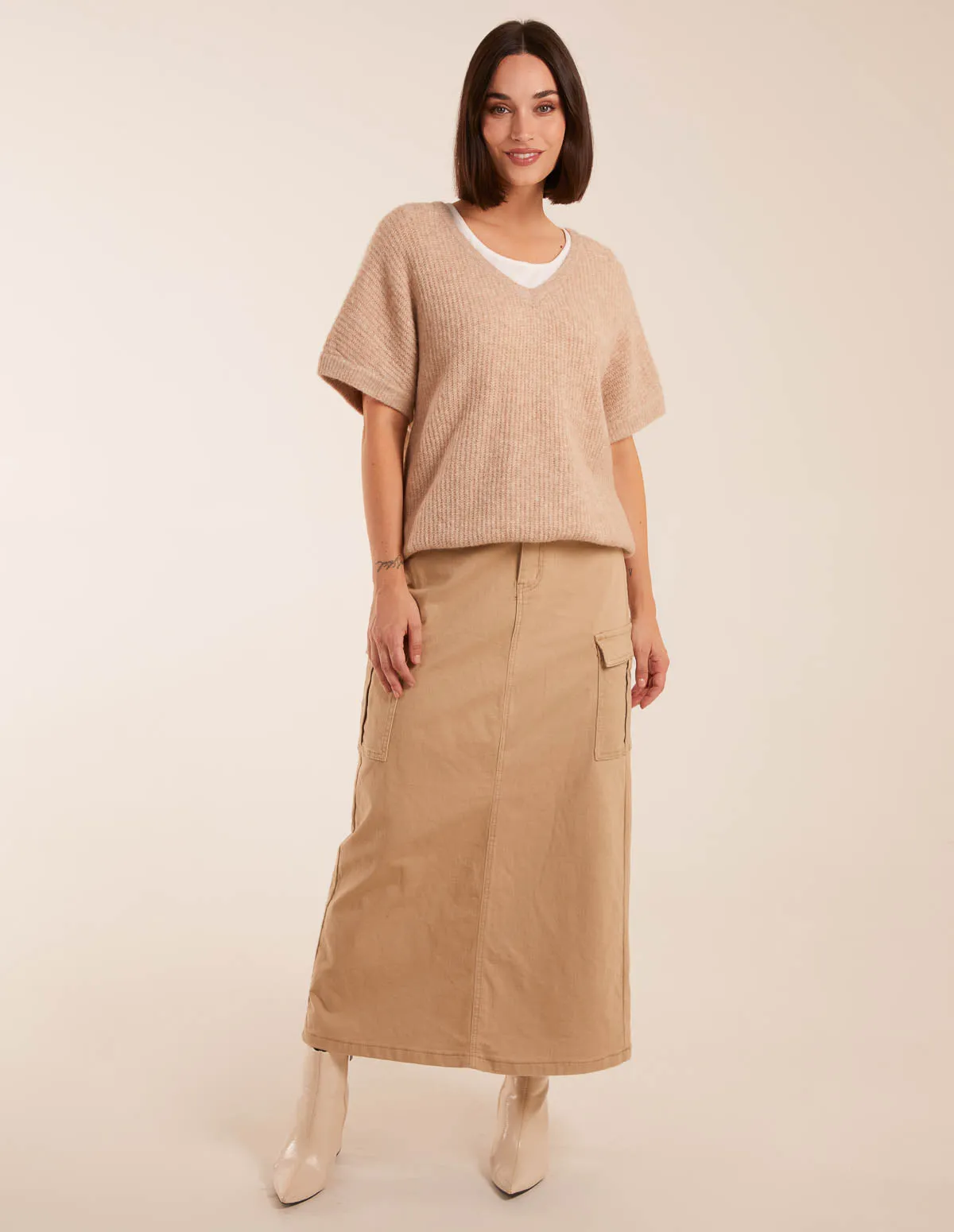 V-Neck Knitted Top sold by Blue Vanilla product image thumbnail 3