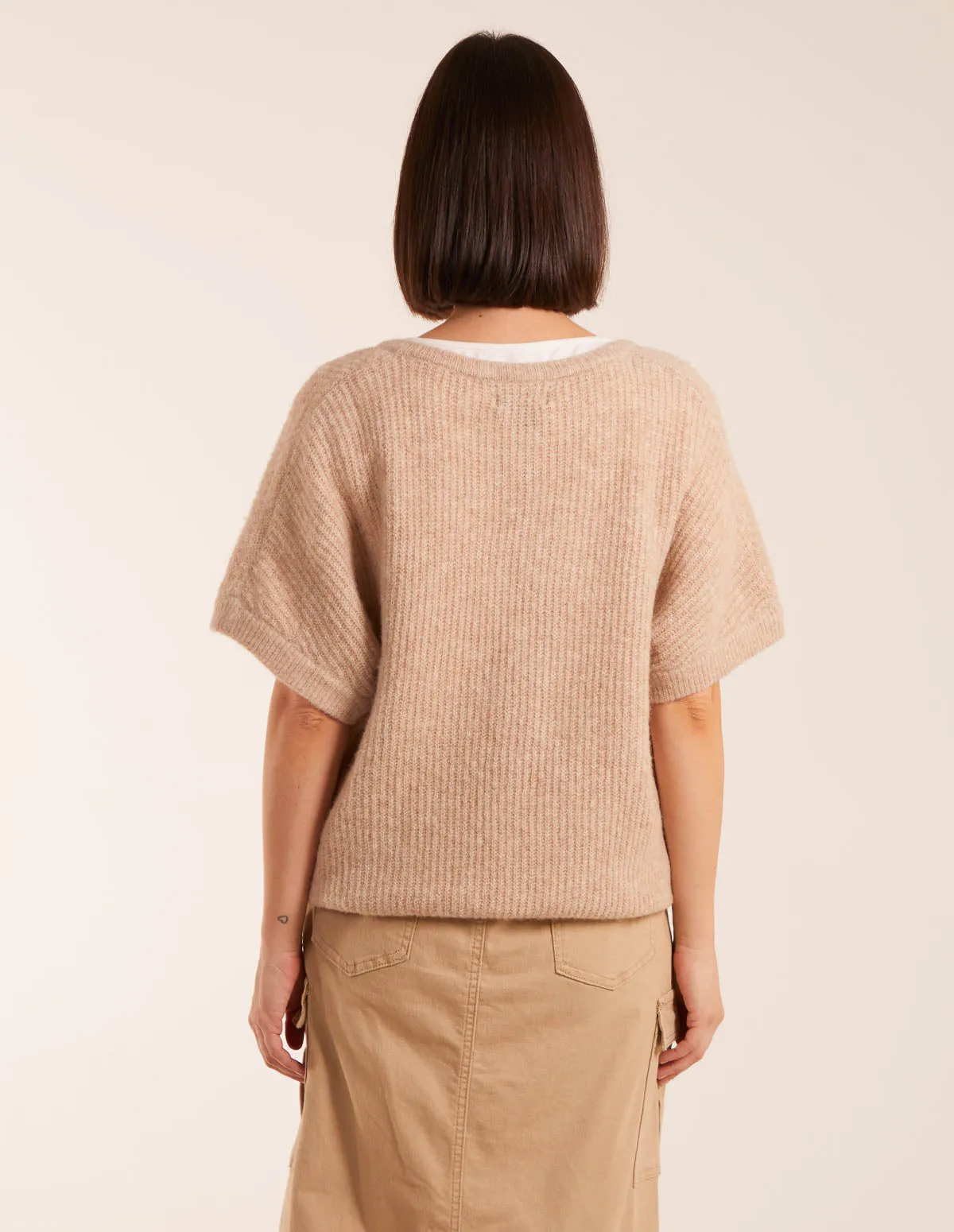 V-Neck Knitted Top sold by Blue Vanilla product image thumbnail 4