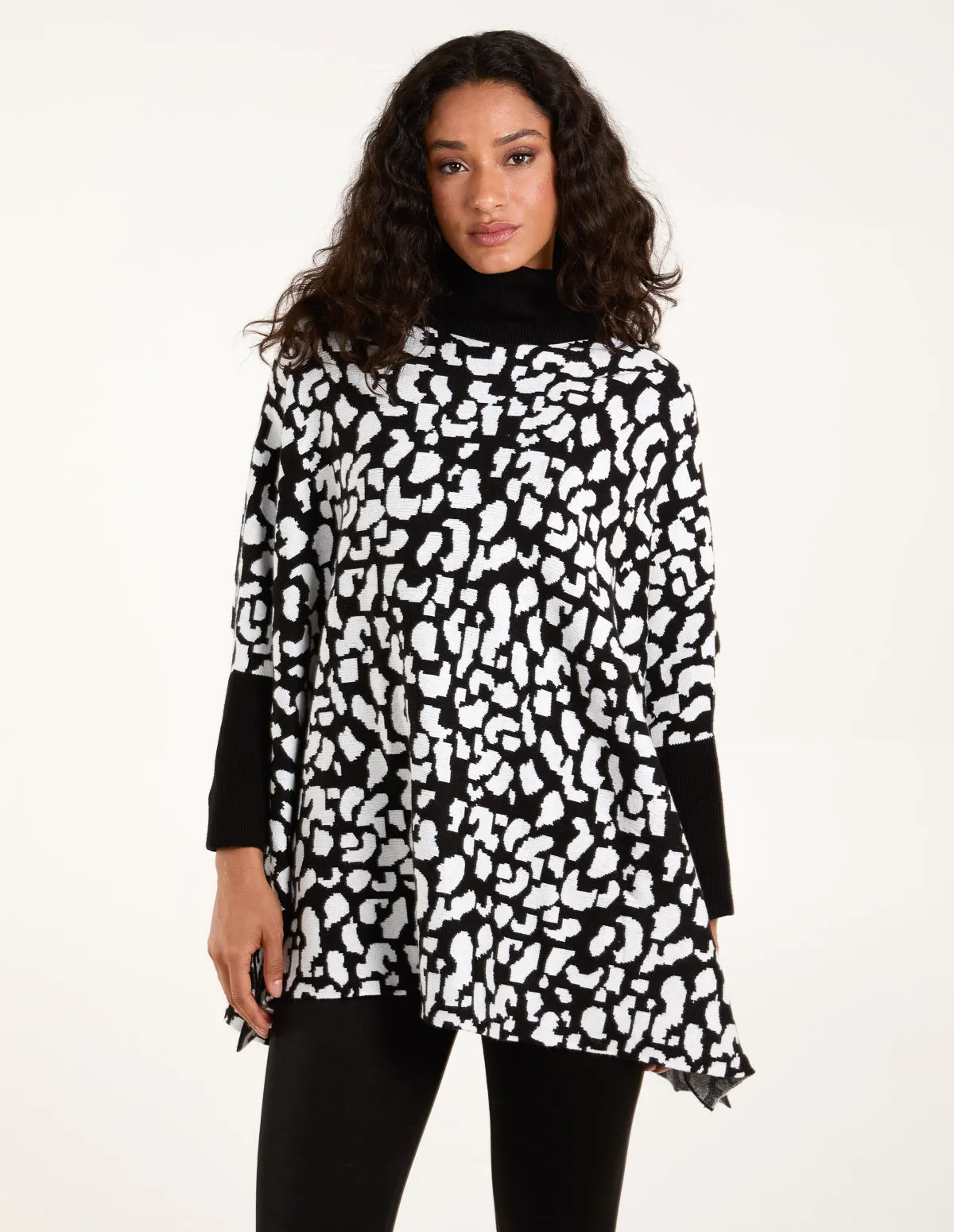 Animal Print Roll Neck Jumper sold by Blue Vanilla product image thumbnail 3