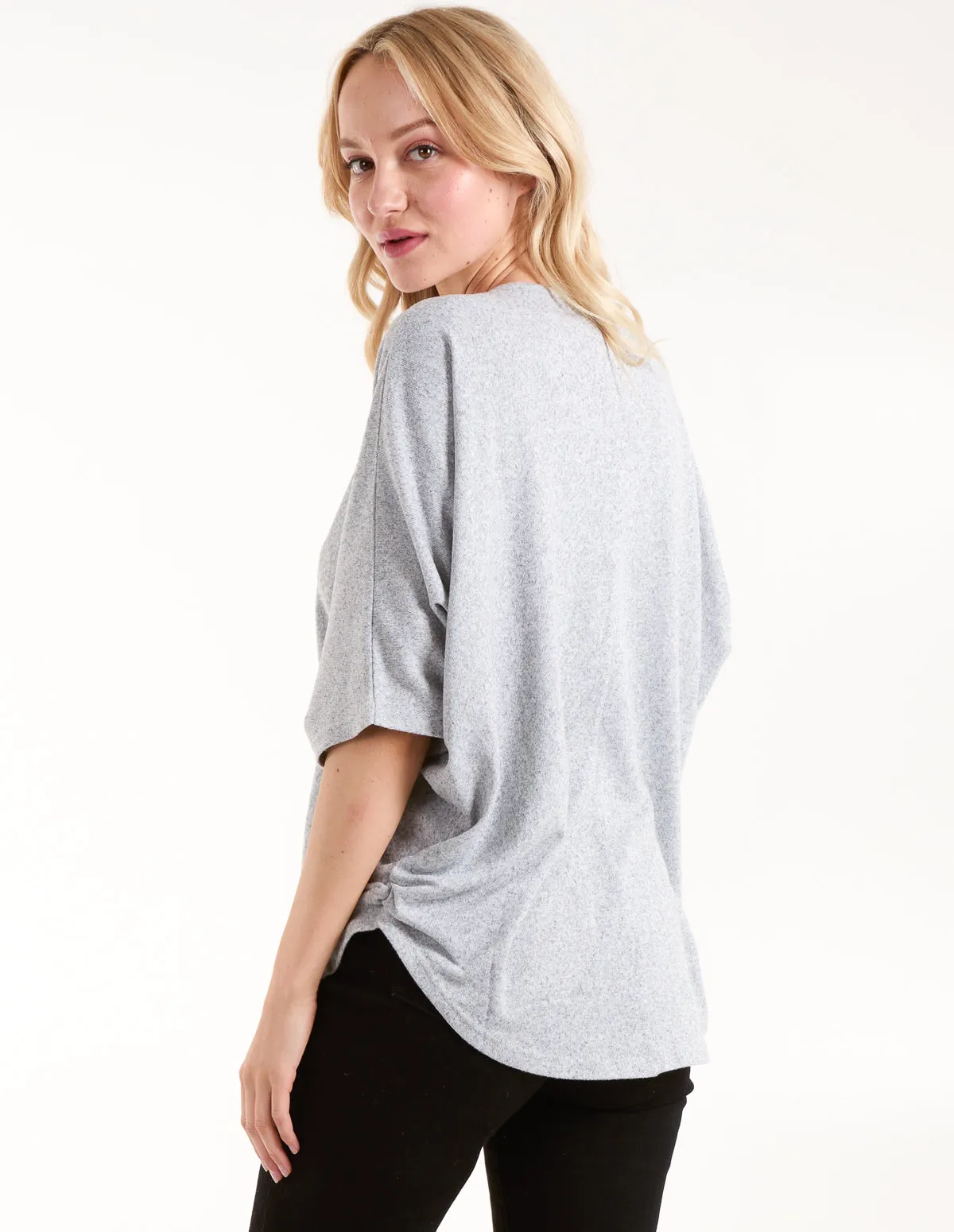 Heart Half Zip Front Top sold by Blue Vanilla product image thumbnail 4