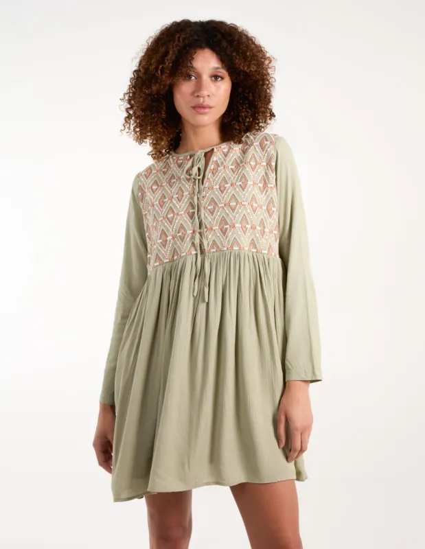 Embroidered Tunic Dress sold by Blue Vanilla