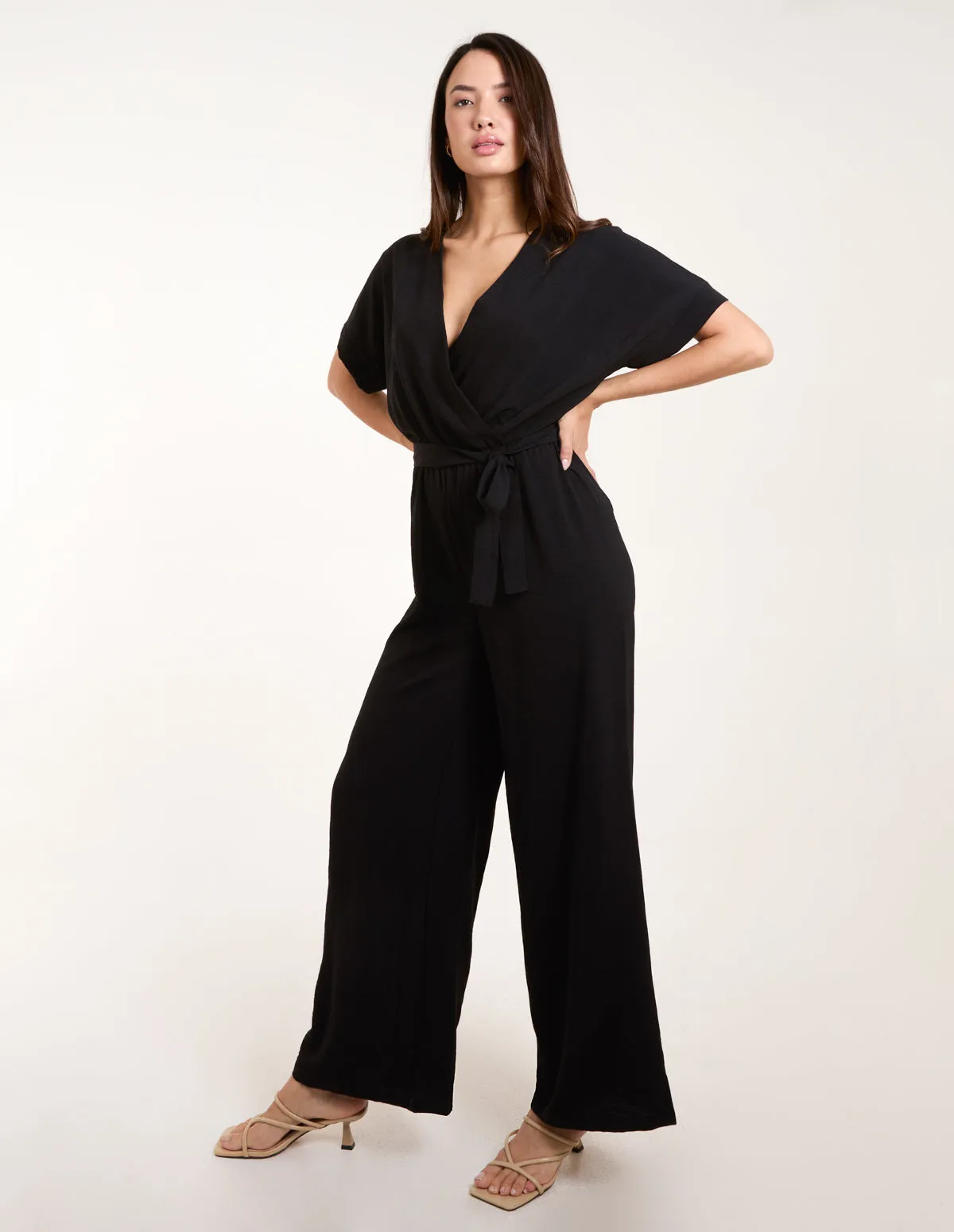 Wrap Belted Jumpsuit sold by Blue Vanilla product image thumbnail 3