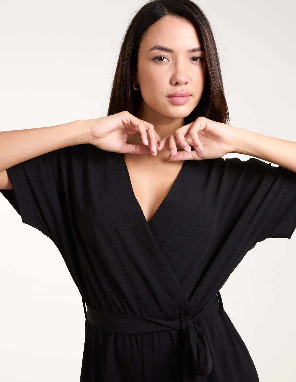 Wrap Belted Jumpsuit sold by Blue Vanilla product image thumbnail 2