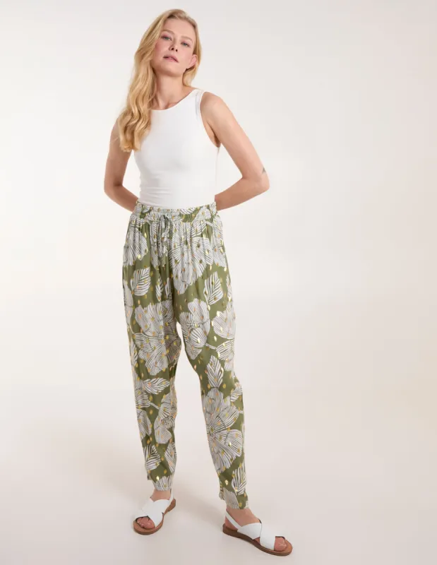 Gold Foil Printed Trousers sold by Blue Vanilla