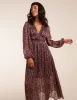 Paisley Printed Shirred Waist Maxi Dress sold by Blue Vanilla