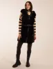 Faux Fur Detail Belted Gilet sold by Blue Vanilla