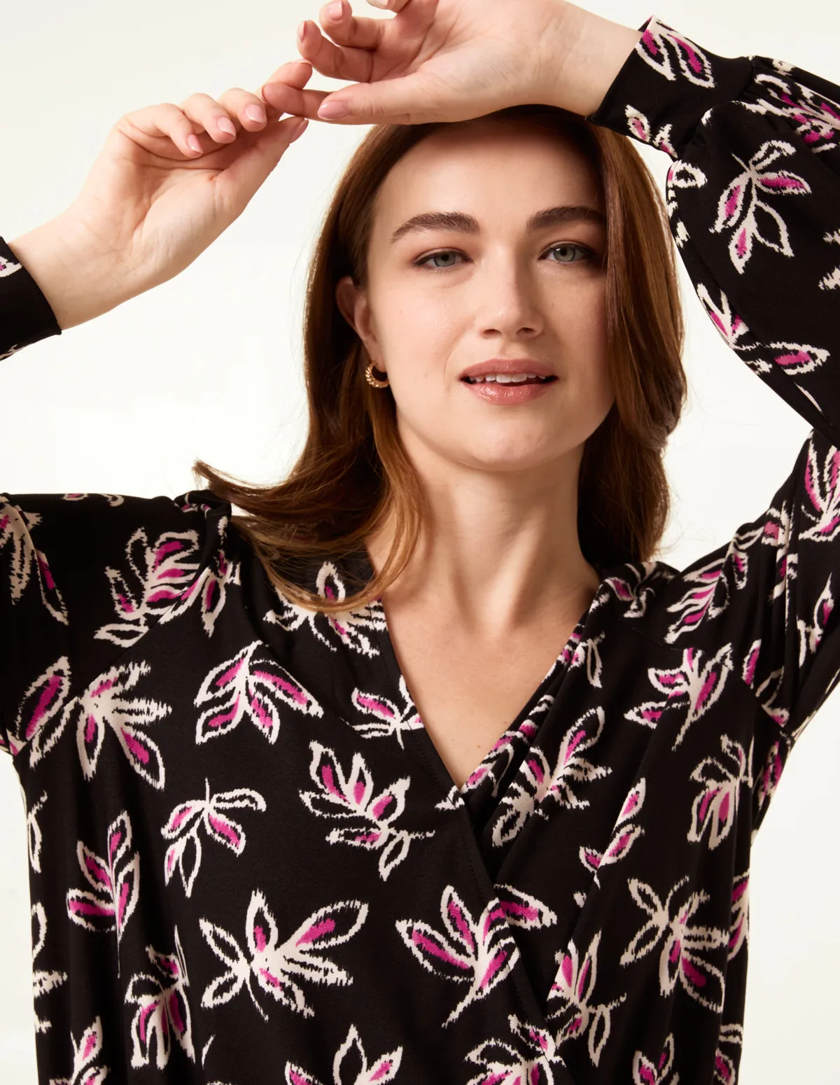 Deep Hem Wrap Top sold by Blue Vanilla product image thumbnail 4