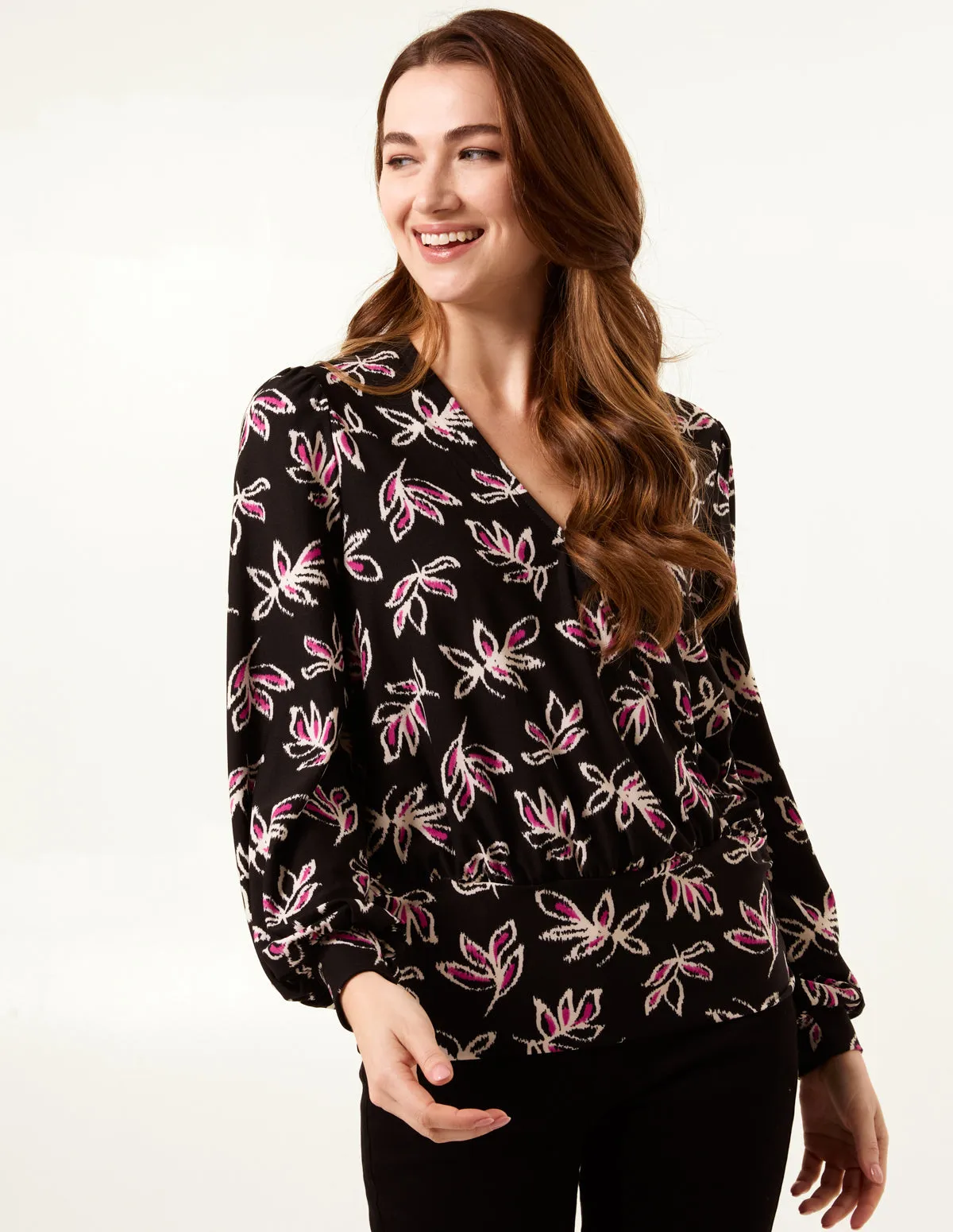 Deep Hem Wrap Top sold by Blue Vanilla product image thumbnail 2