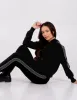 Diamante Detail Sleeve Hoodie sold by Blue Vanilla