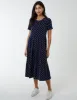 Polka Dot Tiered Smock Dress sold by Blue Vanilla