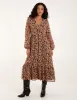 Floral Button Through Midi Dress sold by Blue Vanilla