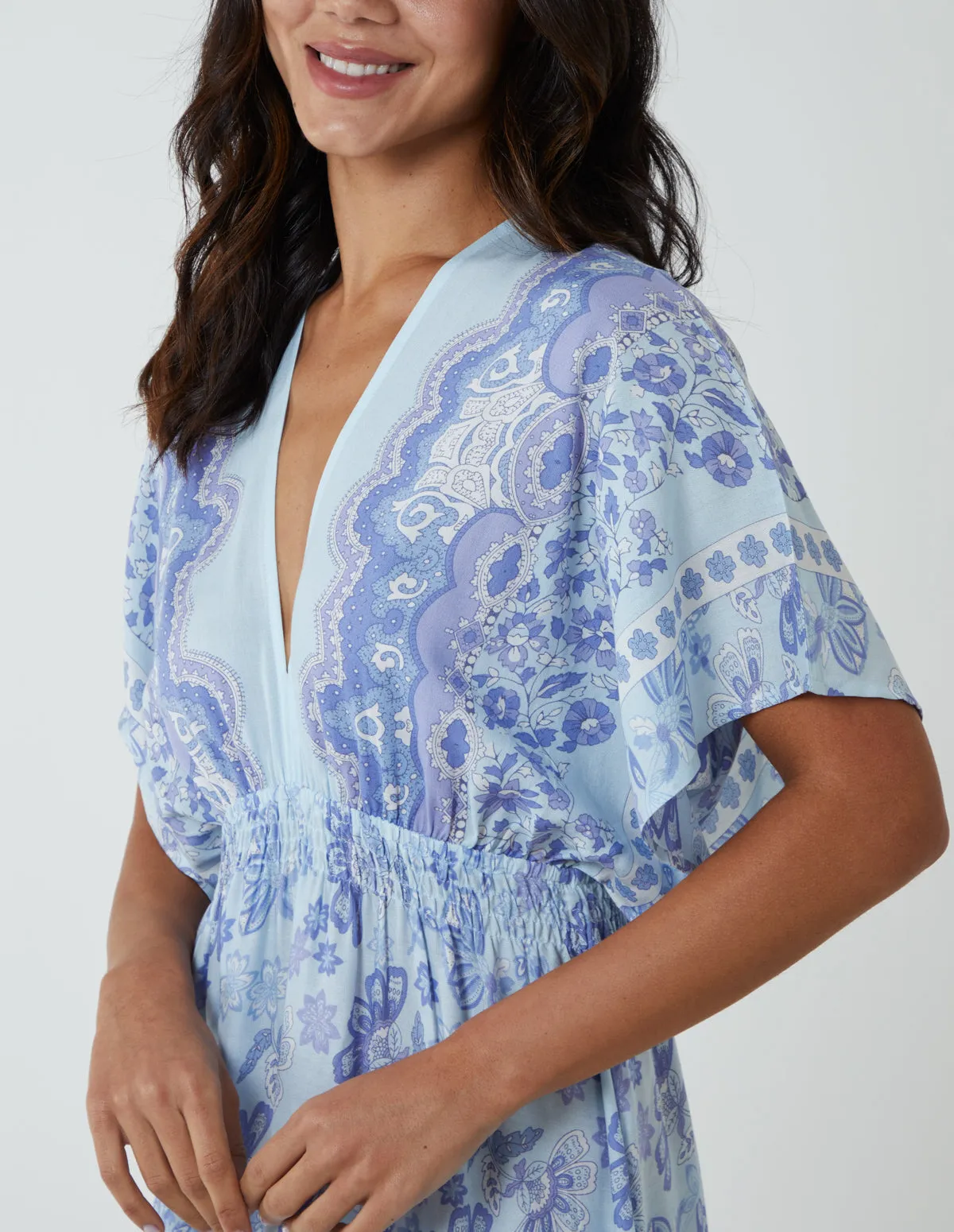 Tiered Hem Maxi Dress sold by Blue Vanilla product image thumbnail 2