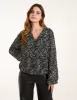 Pleated Bubble Hem Blouse sold by Blue Vanilla