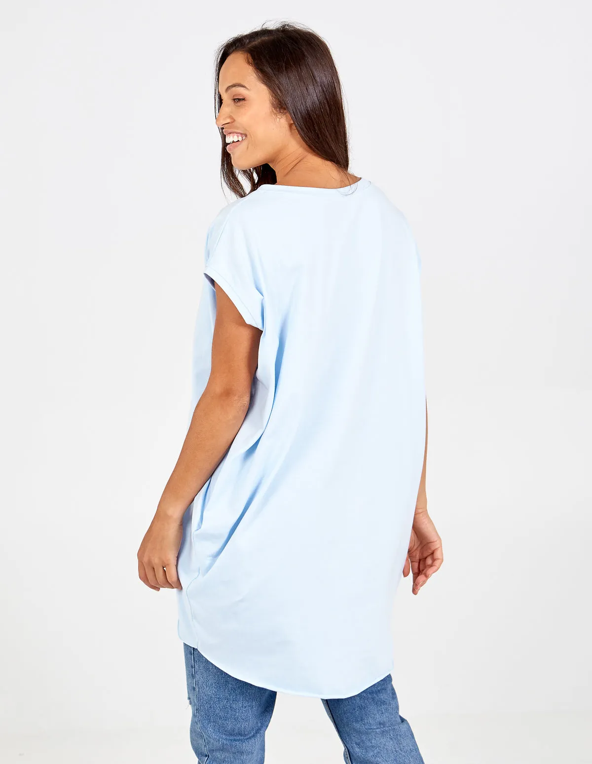 MARIANA - Rainbow Pocket Oversize Top sold by Blue Vanilla product image thumbnail 4