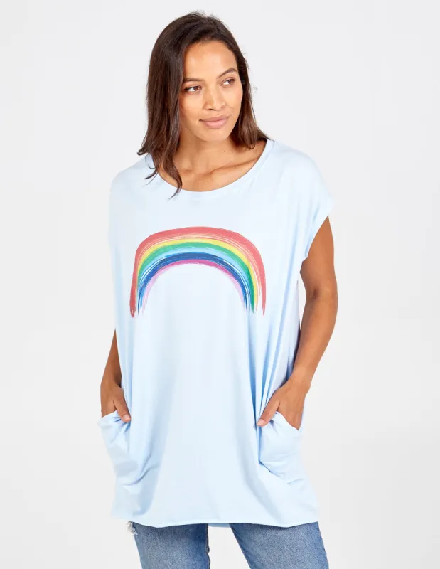 MARIANA - Rainbow Pocket Oversize Top sold by Blue Vanilla