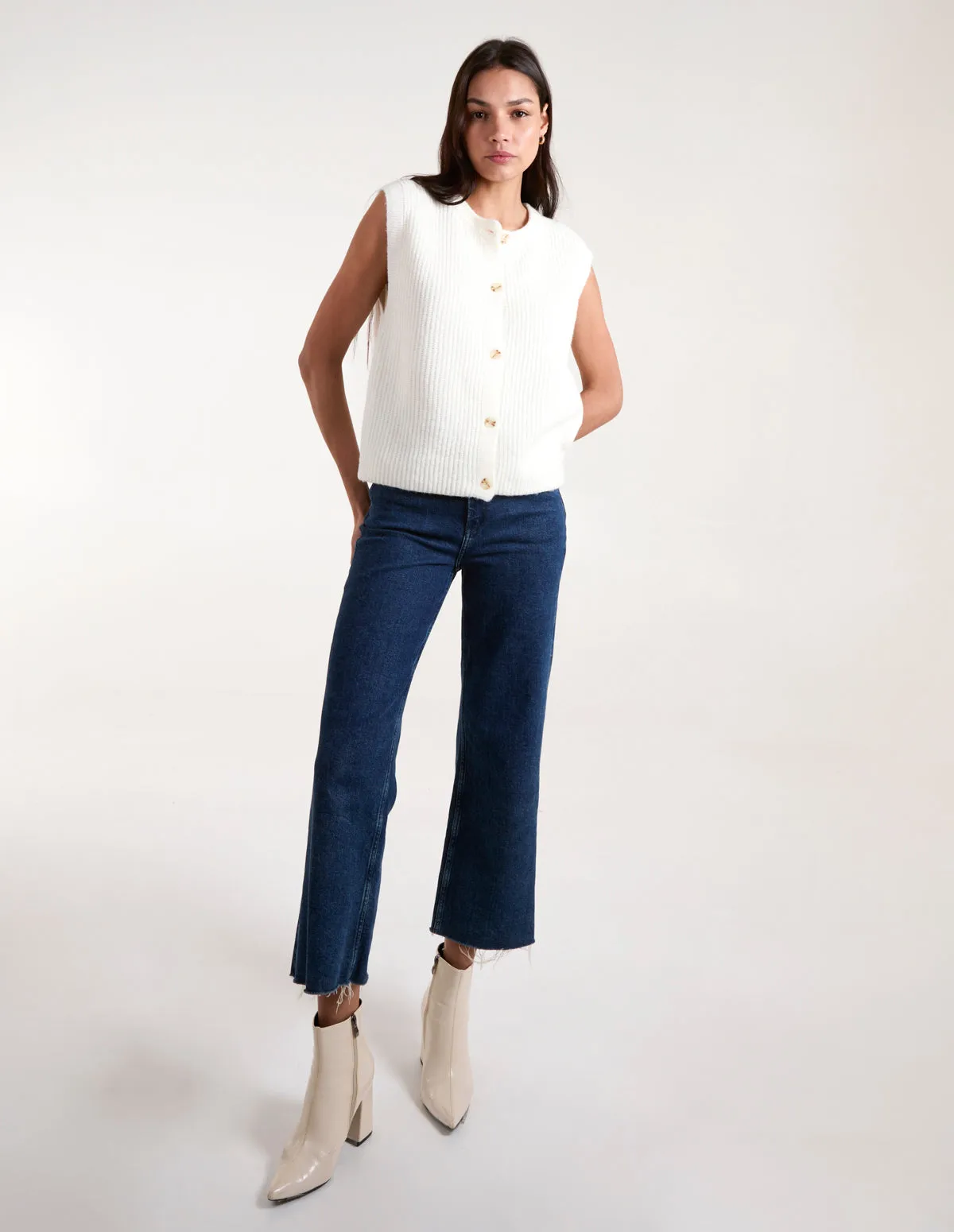 Ribbed Knit Vest sold by Blue Vanilla product image thumbnail 2