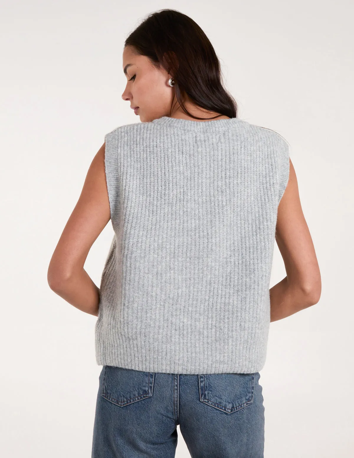 Ribbed Knit Vest sold by Blue Vanilla product image thumbnail 4