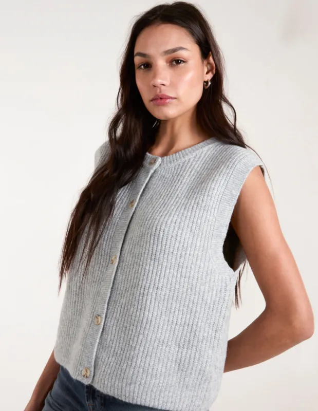 Ribbed Knit Vest sold by Blue Vanilla