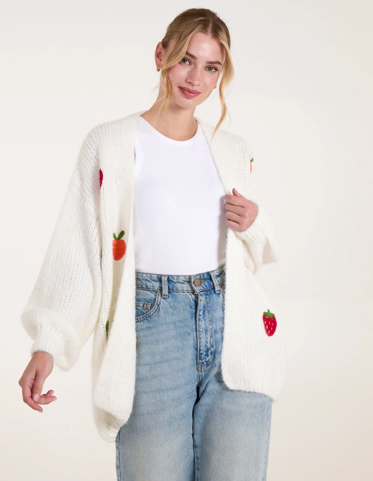 Embroidery Fruit Cardigan sold by Blue Vanilla product image thumbnail 2