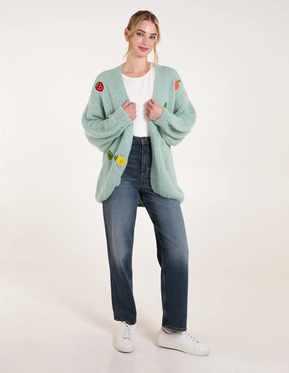 Embroidery Fruit Cardigan sold by Blue Vanilla product image thumbnail 3
