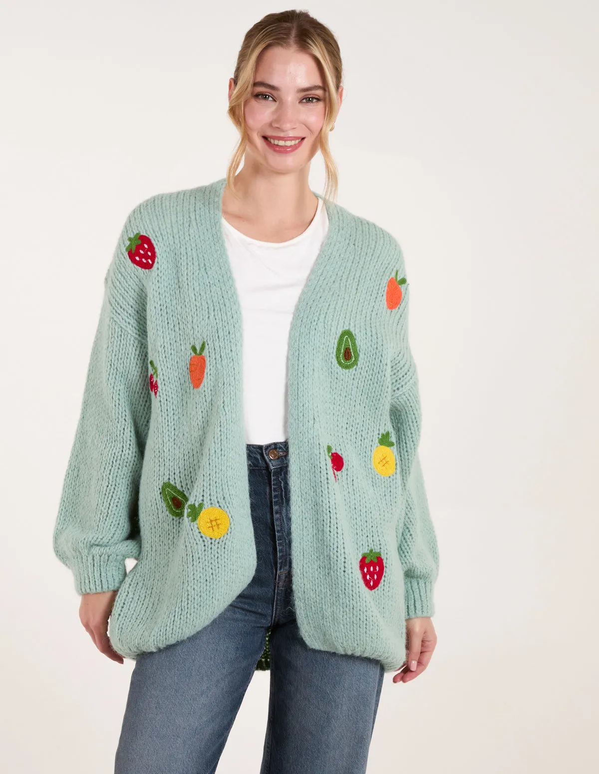 Embroidery Fruit Cardigan sold by Blue Vanilla product image thumbnail 2