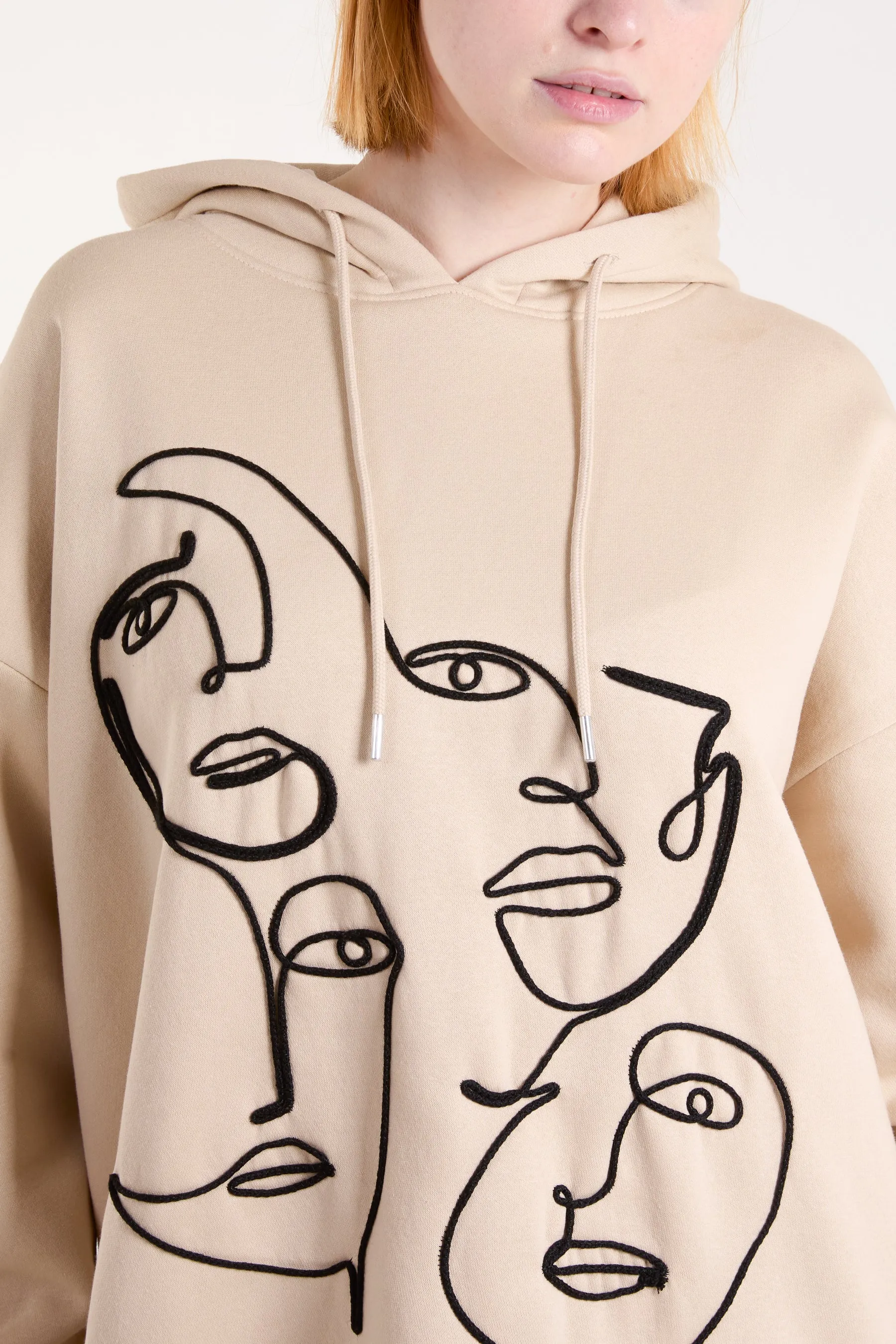 Face Art Hoodie sold by Blue Vanilla product image thumbnail 3