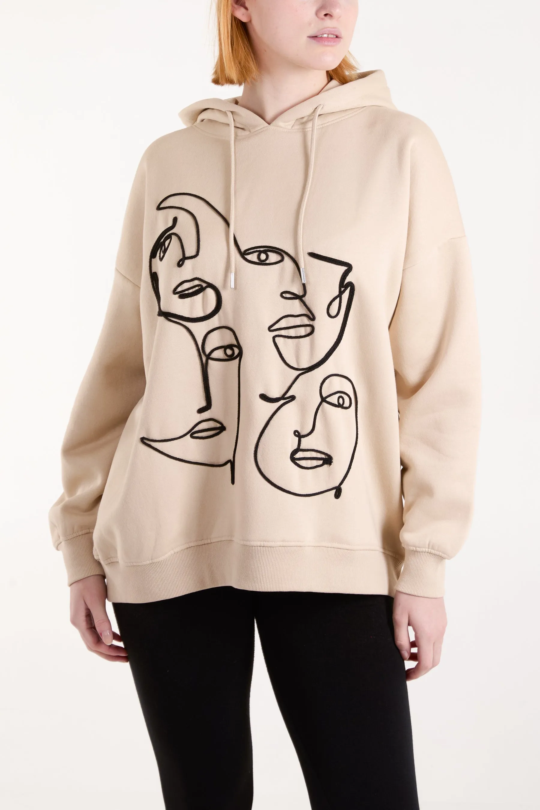Face Art Hoodie sold by Blue Vanilla product image thumbnail 2