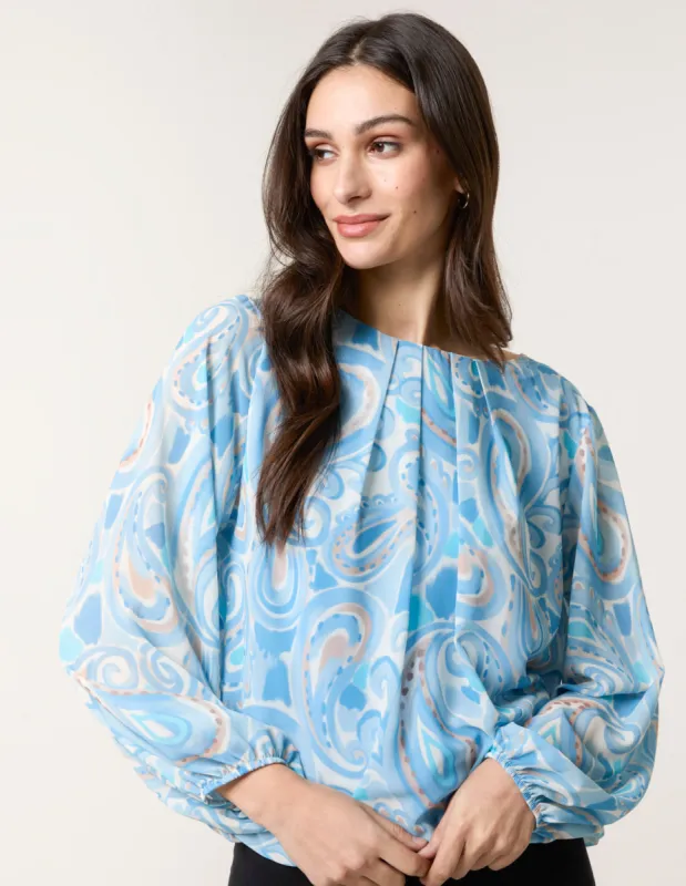 Watercolour Paisley Top sold by Blue Vanilla